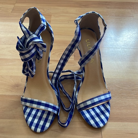 Beautiful high heels sandals -worn once - Picture 5 of 6